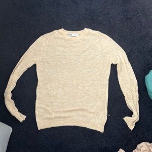 Zara cream cashmere sweater